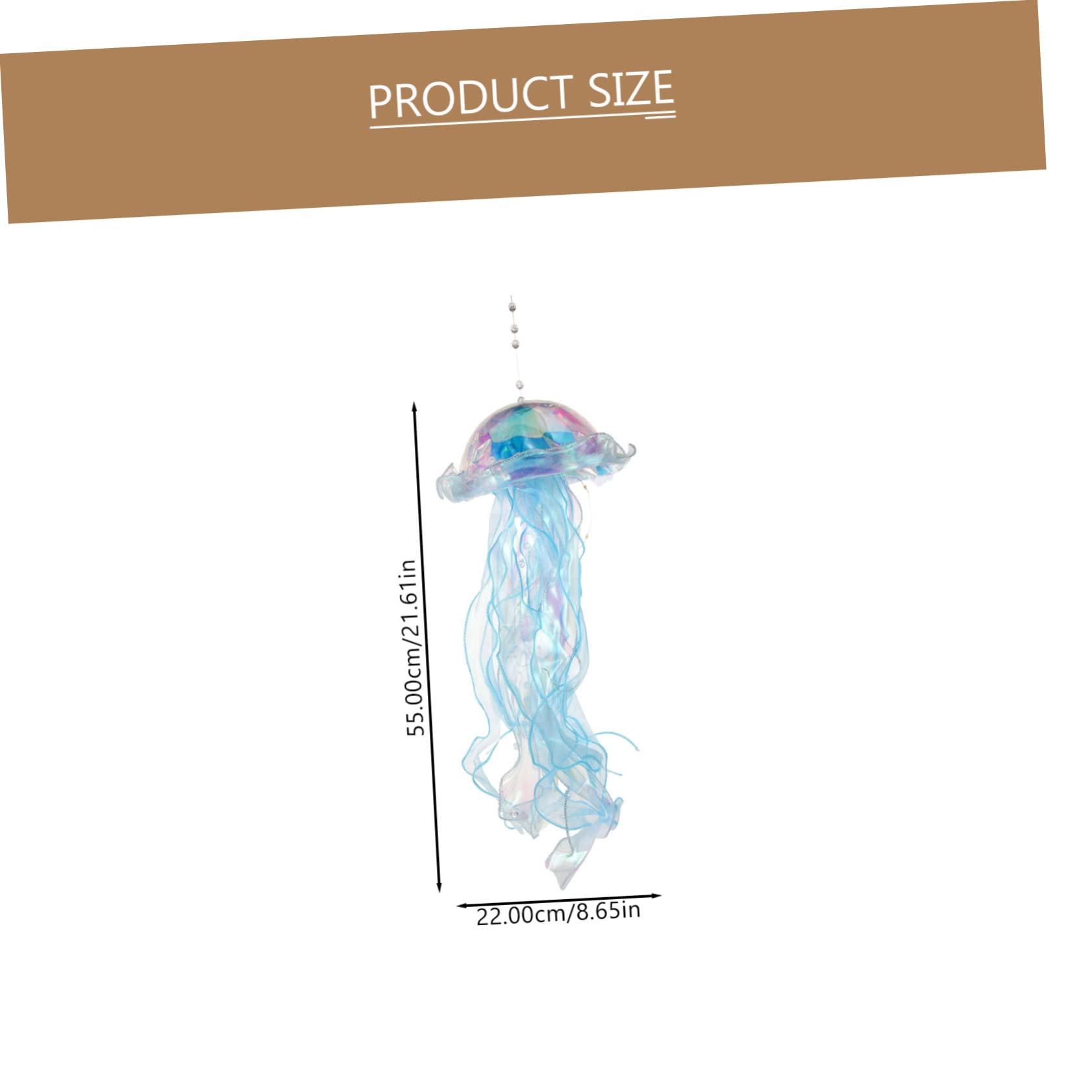 Uonlytech Jellyfish Shaped Night Light Lantern Cute Hanging Lantern Lamp for Parties and Bedroom Decor Safe Material Bright Color for Home Decoration and Events