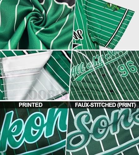Camiseta de béisbol personalizada con nombre, número y logo bordados, para hombres, mujeres y niños miniatura 5