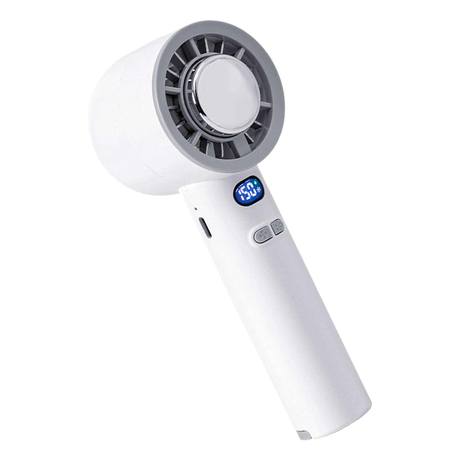 Ventilateur à main portable électrique à piles avec écran LED de refroidissement