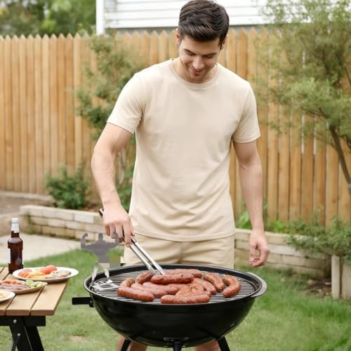 BBQ Hot Dog Holders evite que sus perritos calientes se vuelquen con este soporte inoxidable de 4 6