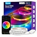 Govee Smart RGBIC LED Strip Lights 65.6ft, Alexa LED Light Strip Work with Google Assistant, Music Sync, DIY Multiple Colors on One Line, WiFi Color Changing Lights for Bedroom, Living Room, Holiday