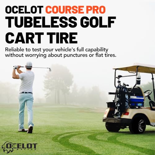 Ocelot 748-T315-0000-1 Course Pro 205-50-10 Golf Cart Tires, 4-Ply Rated, Non-Directional, Tubeless Tire, Street Style Tread For Traction, Smooth Ride And Low Rolling Resistance thumb #2