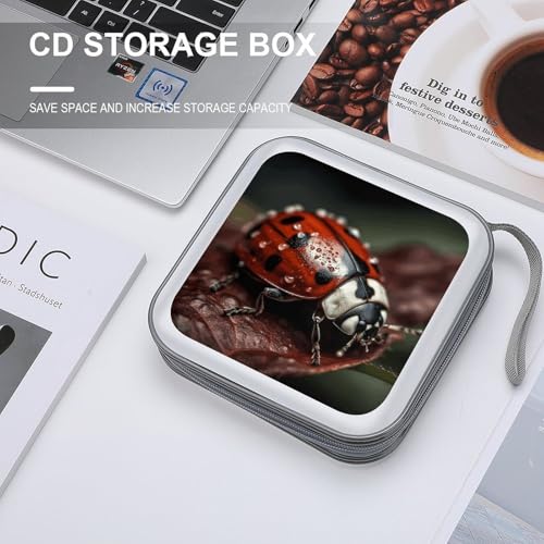 Pochette pour 40 DVD rigide et compacte style nature - 4