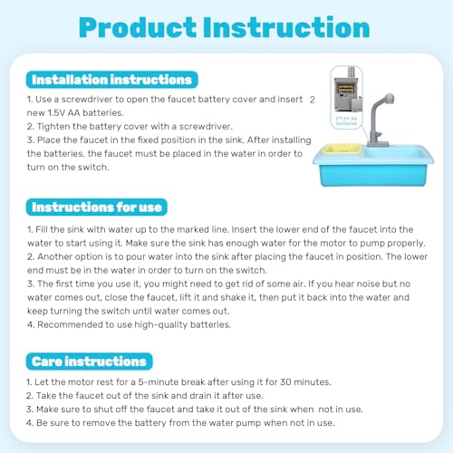 Cute Stone CS-XSC Color Changing Kitchen Sink Toys thumb #6