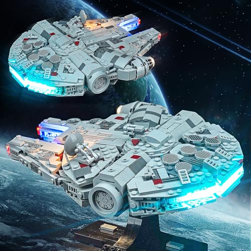 BRICKSHINING LED Lighting Compatible with Lego Millennium Falcon 75375, Light Kit Compatible with Lego 75375, Giving Light to Model, NOT Included The Model Set?Customized Version?