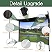 KHAMPA Golf Impact Parabolic Screen Enclosure DIY with Frame and Kit Indoor Simulator Projection Large Size Durable Fabric with Hook & Loop - Reinforced Black Border - [13'1.2''x9'10''x9'10'']
