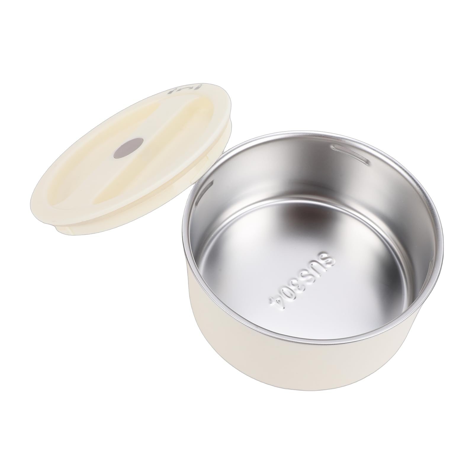 Boîte à Déjeuner Isolée Portative, Récipient Alimentaire en Acier Inoxydable pour Adultes, Matériau 304 (Gris 4 compartiments)