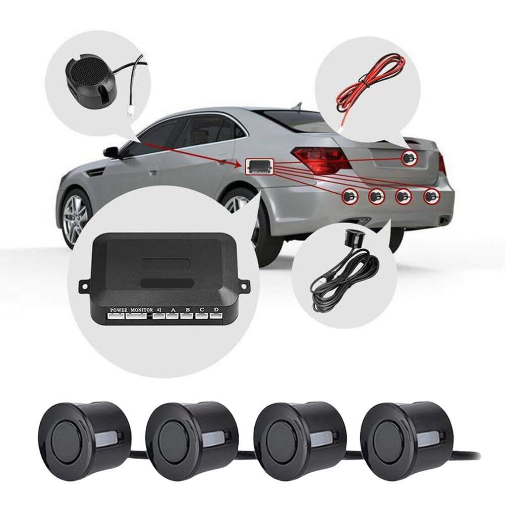 Radar recul Voiture Radar de recul Voiture Radar de recul Alerte sonore Radar de recul arrière pour Voiture Capteur Radar recul