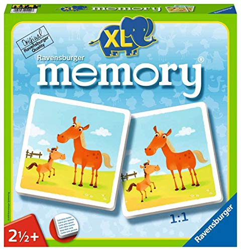 Ravensburger 21122 - Mein erstes XL Memory Tiere, der Spieleklassiker für...