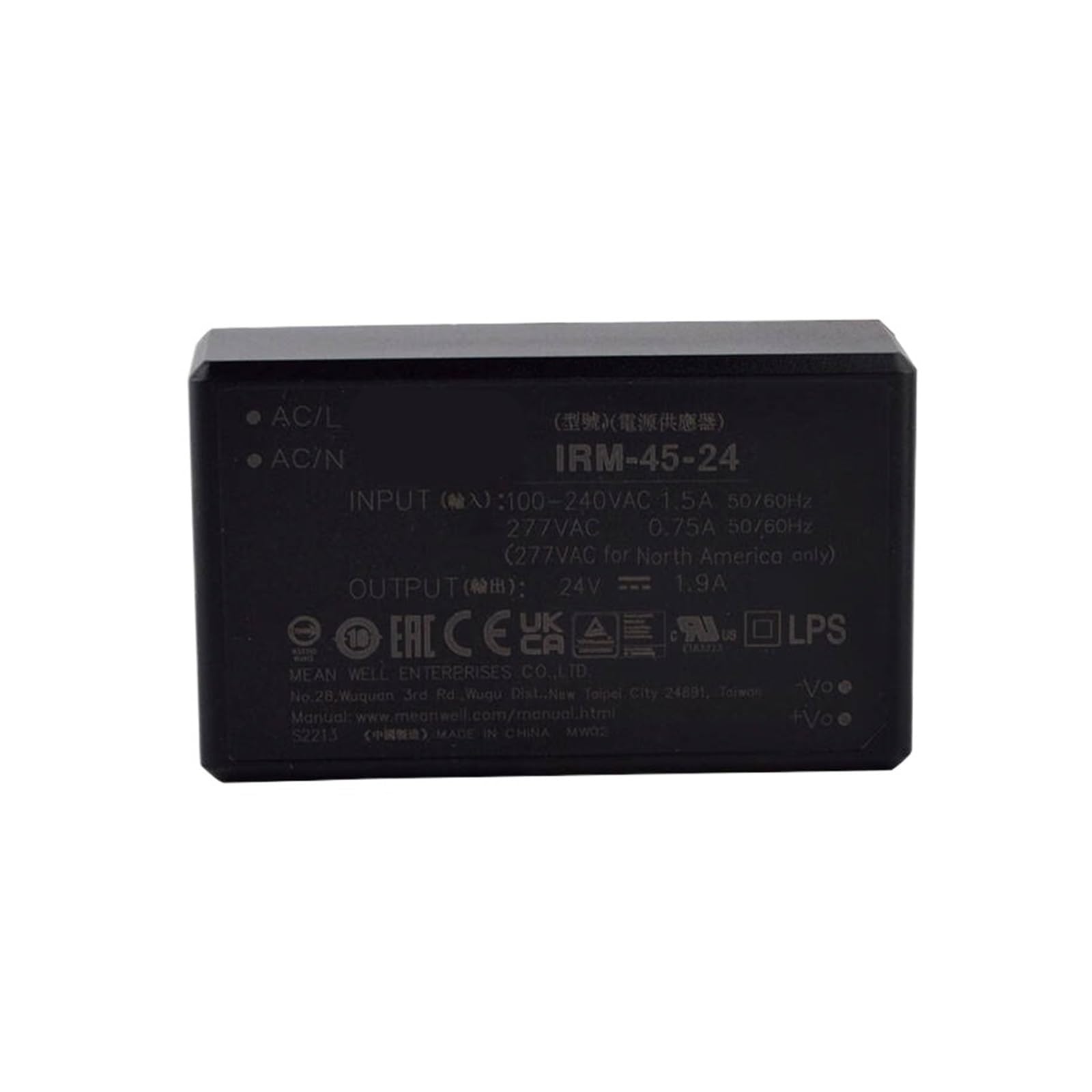 Module d'alimentation IRM-45-12 pour stabiliser le courant des systèmes domotiques