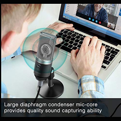 Microphone USB pour ordinateur portable éliminant le souffle - 3