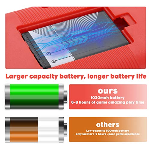 Fivejoy-Consola-de-Juegos-Portatil-Consola-Retro-Juegos-Clasicos-Juegos-Electronicos-Portatiles-Soporte-TV-Juegos-Portatiles-y-Dos-Jugadores-Regalo-de-los-Reyes-para-los-Ninos-Rojo Fivejoy-Consola-de-Juegos-Portatil-Consola-Retro-Juegos-Clasicos-Juegos-Electronicos-Portatiles-Soporte-TV-Juegos-Portatiles-y-Dos-Jugadores-Regalo-de-los-Reyes-para-los-Ninos-Rojo