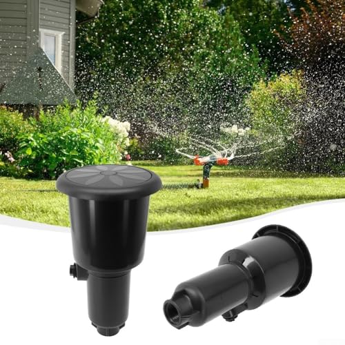 Boquilla de aspersor basculante de acero inoxidable, fácil ajuste para un riego óptimo del césped, diseño