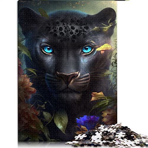SZTVECFW Rompecabezas for Adultos Rompecabezas for Adultos Rompecabezas de cartón Gran Regalo for Adultos(Ghs032-fantasy Black Panther,50x75cm(1000pcs))