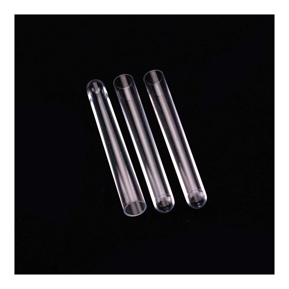 BATLAM kleine Reagenzgläser, 10 Stück Labor-Reagenzgläser, transparentes Glas-Reagenzglas-Set, mit Korkstopfen, 25 x 200 mm, einfach zu bedienen