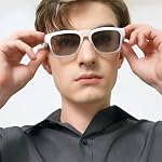 OhO sunshine Bluetooth Audio Sunglasses, Lightweight Open Ear Sport Glasses, 10H Playtime,Water Resistant with Voice Control