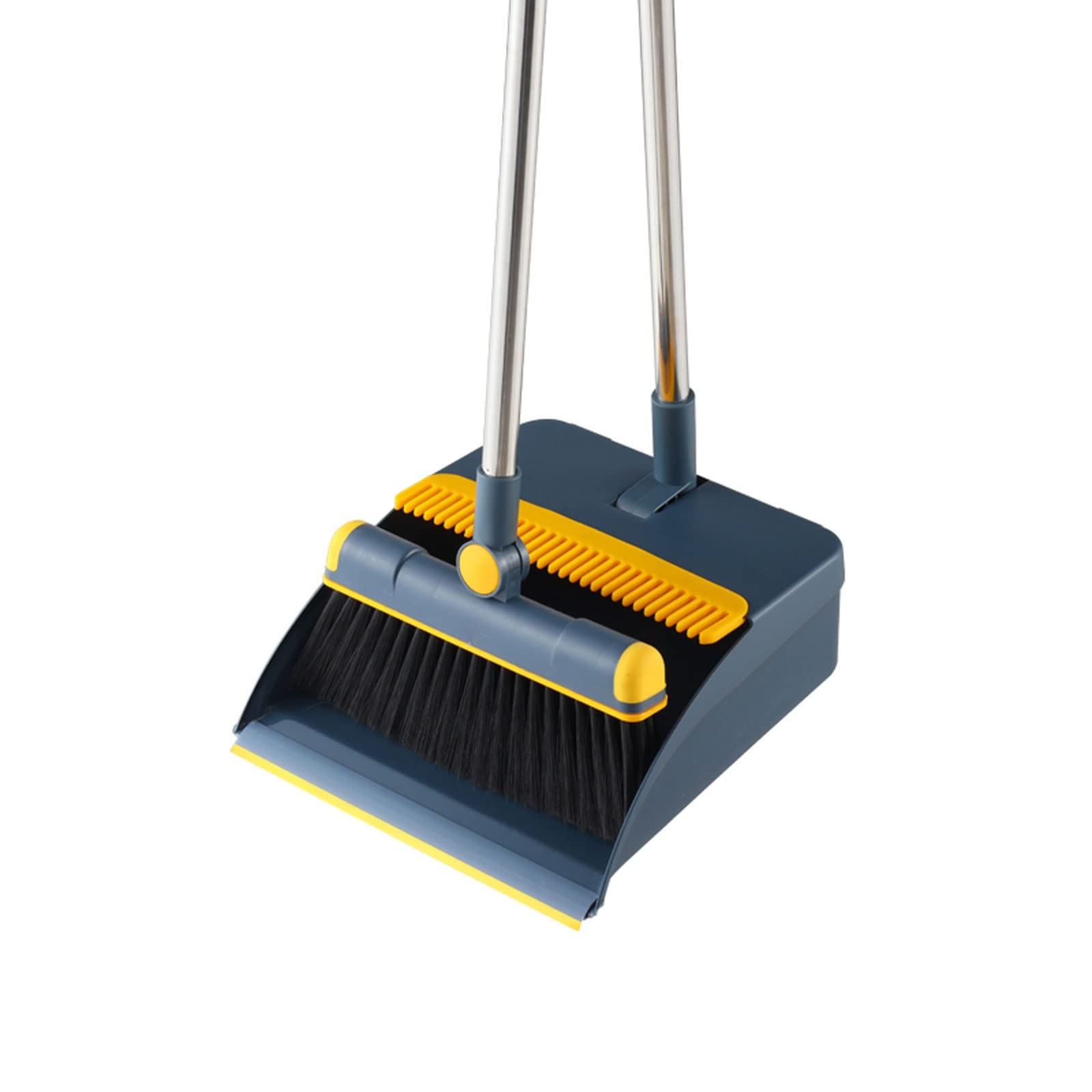 Sararui Broom And Dustpan Dust Broom & Dustpan Set Upright With Extendable Broomstick Household Cleaning Brush Windproof Foldable Magic Broom Broom And Dustpan Set