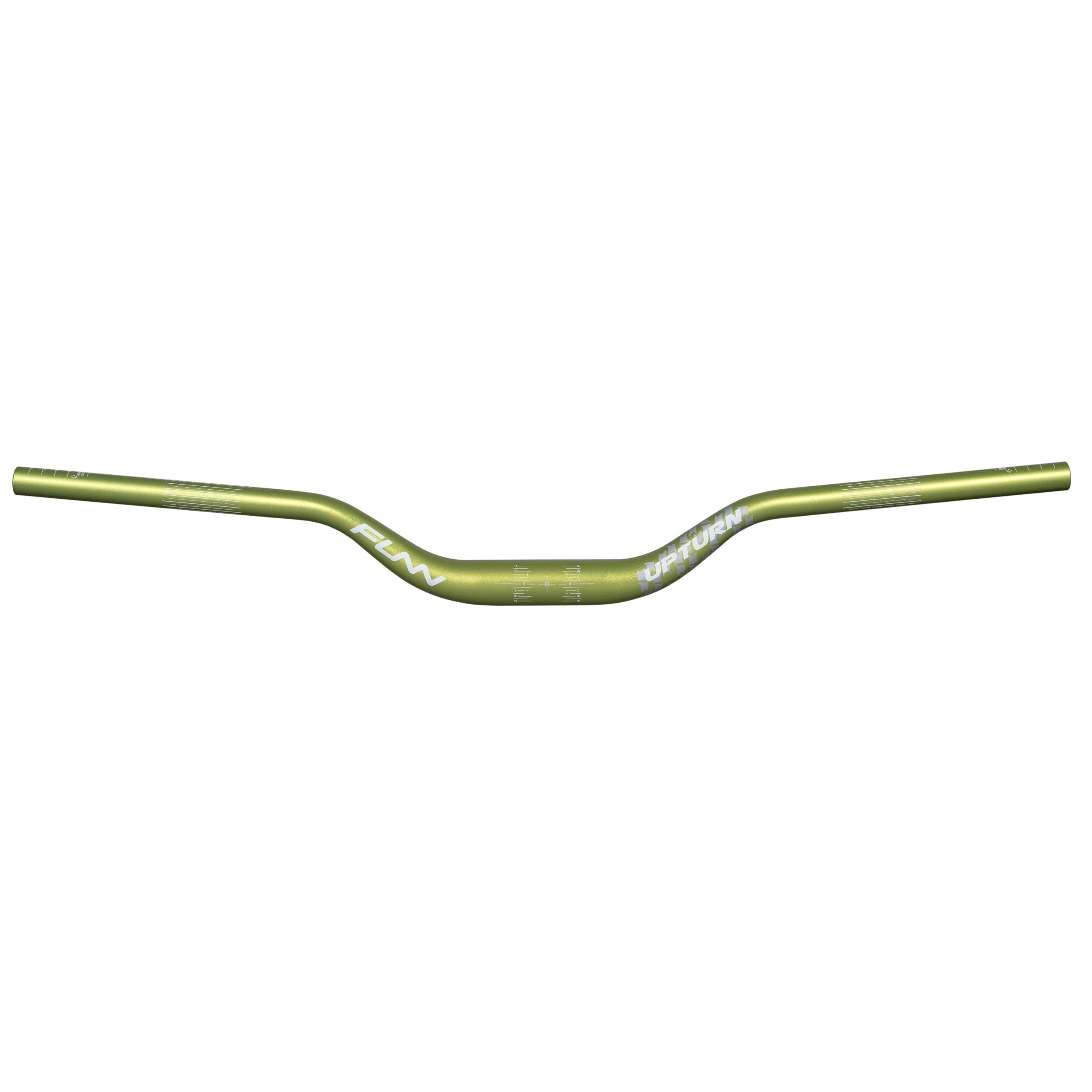 Funn Upturn High-Rise Mountain Bike Handlebar with Bar Clamp 35mm and Width 800mm, Durable and Lightweight Alloy Riser Handlebar for MTB and BMX Bike, Rise 55mm MTB Handlebar (Green)