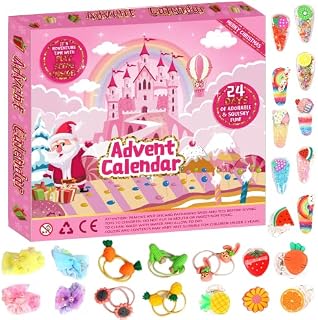 SULOLI Girls Advent Calendars 2022,Kids Advent Calendar 2022 Girls Christmas Calendars for Kids 2022 Girls Gifts Age 5 6 7 9