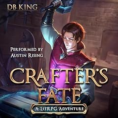 Crafter's Fate 1: A LitRPG Adventure Audiolibro Por DB King arte de portada