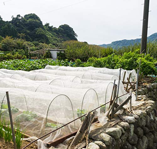 Garden Netting Pest Barrier: 10'X50' Fine Bug Netting For Garden Protection Row Cover Raised Bed Screen Mesh Greenhouse Mosquito Net, Protecting Tree Plants Vegetable Flowers Fruits #TOP3