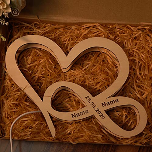 SalmophC Nome Personalizzato Luce Notturna