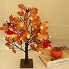 Amazon.com: Fanshunlite Artificial Maple Tree Fall Light, 24 LED Art ...