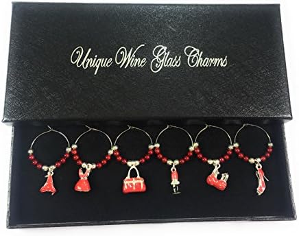 Leere Weinglas-Anhänger In Geschenkbox – 6 Haken Zur Präsentation, Ideal Zum Selbstgestalten