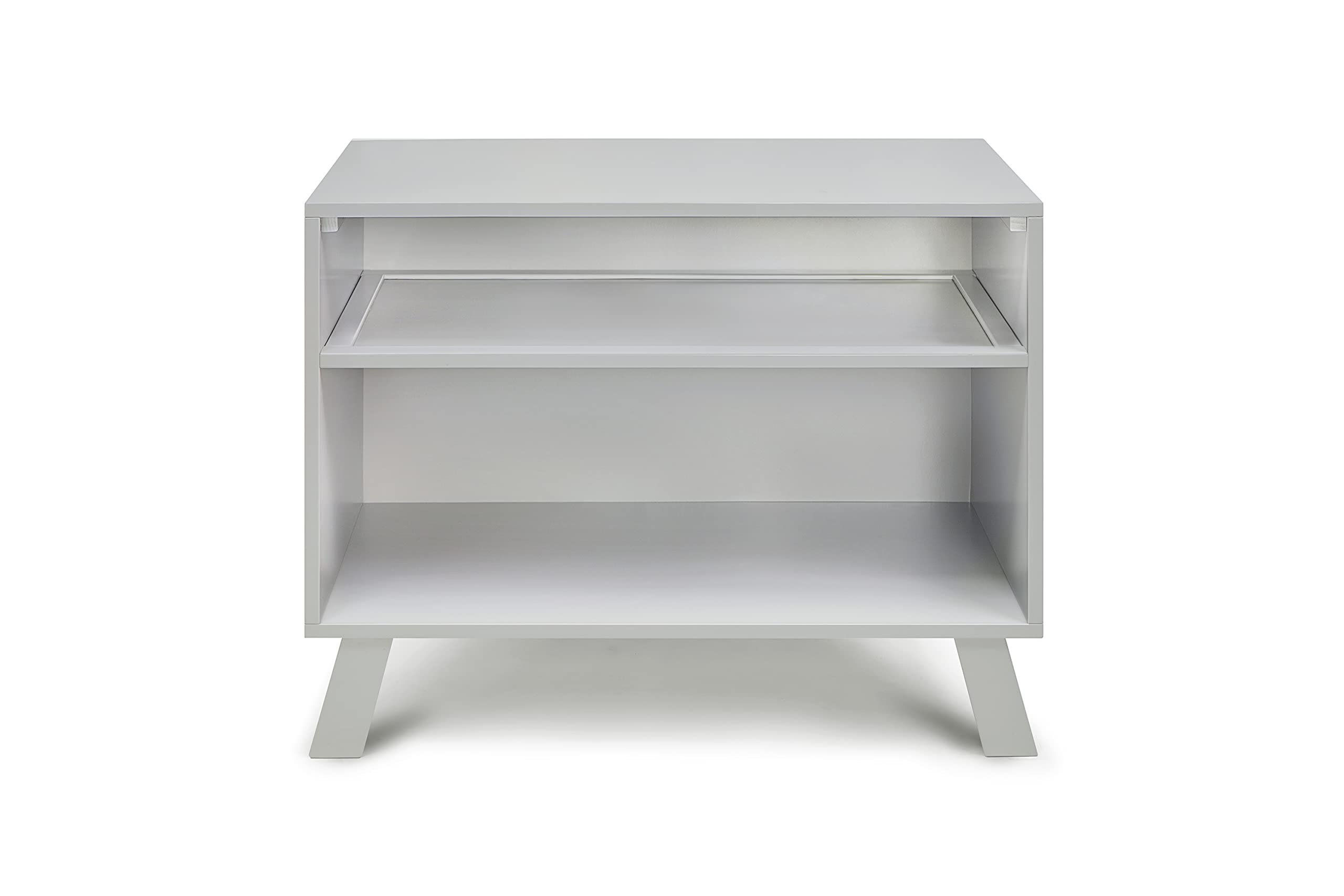 Multi Purpose Changing Table Gray/Gray: Multifunctional Wooden Nursery Furniture for Diaper Changing & Beyond