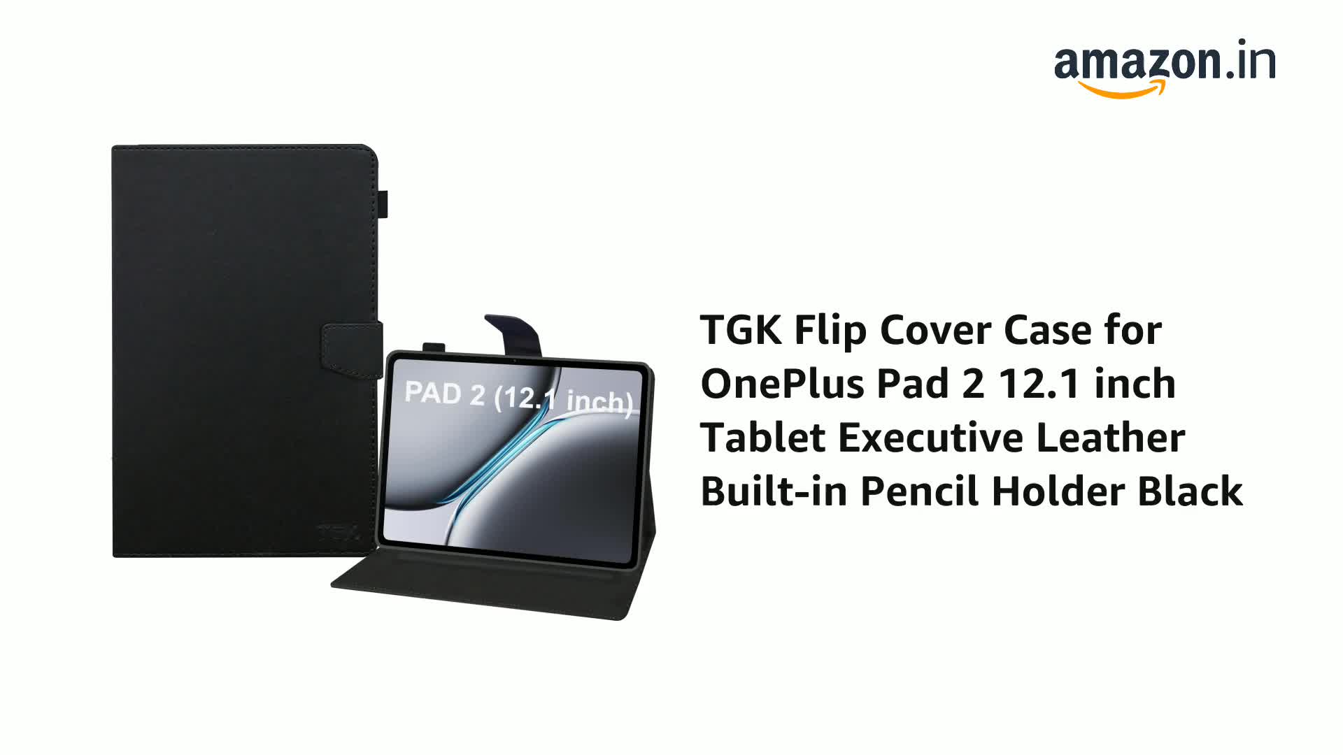 TGK Flip Cover Case for OnePlus Pad 2 12.1 inch Tablet Executive