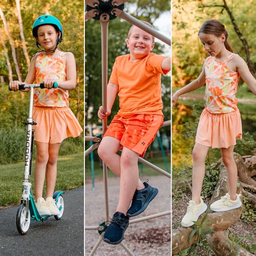 nerteo Girls Shoes Slip on Boys Kids Sneakers Lightweight Tennis Running Walking Gym Fashion Shoes for Little Kid/Big Kid4