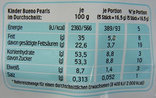 Kinder Bueno Pearls 190g, Special Import, Limited Quantity