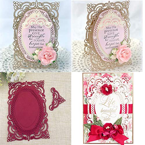 Invitaciones de boda sin imperfecciones usando troqueles de flores 3