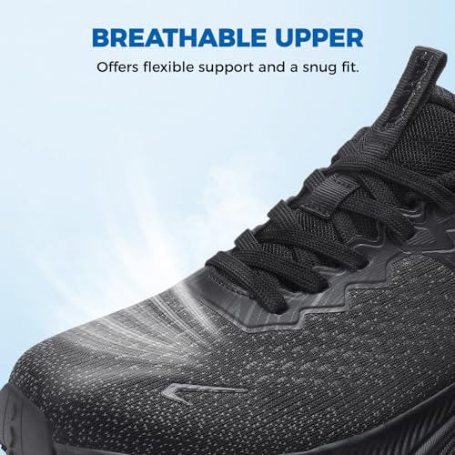 Image of Women's Arch Support Walking Shoes - Cushioned Lightweight Orthopedic Slip on Sneakers Breathable Non Slip Athletic Shoe for Running Gym Workout Daily Wear