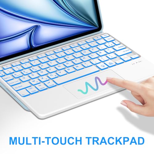 Clavier iPad Air 11 Pouces M4 AZERTY Tactile Bluetooth Français
