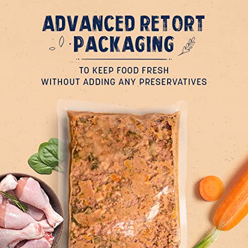 Sara's Wholesome by HUFT Grain-Free Chicken & Turkey Dog Food - 300 gm | Human Grade Ingredients | Gluten Free | Balanced Meal for Adults & Puppies