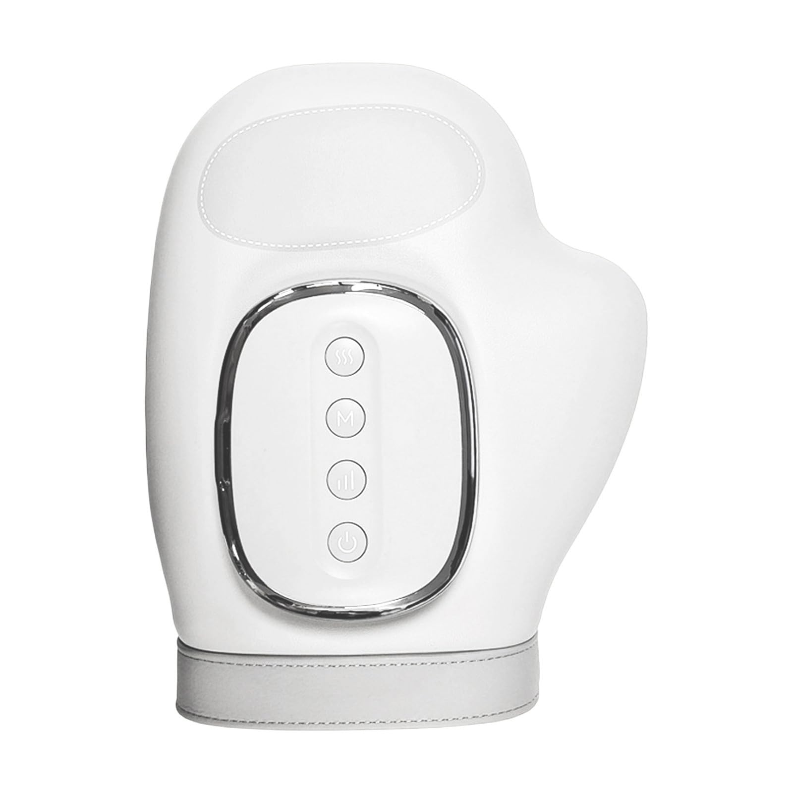 Therapeutisches Handmassagegerät mit Wärme- Kompressionsfunktion gegen Karpaltunnelsyndrom für Berufstätige sowie zur Nachsorge – ergonomisches Fingermassagegerät (White, 25x19cm)