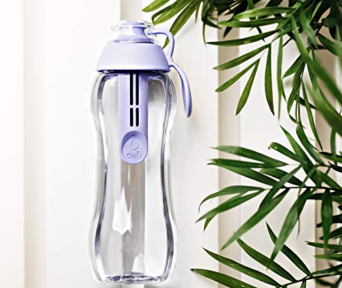 DAFI Butelka filtrująca Soft 300 ml Jagodowa + Filtr węglowy