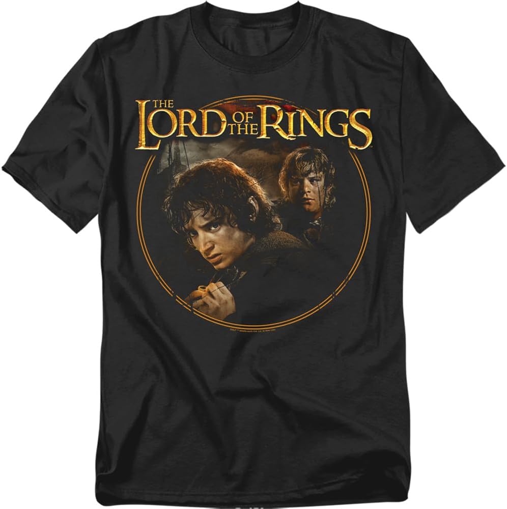Popfunk The Lord of The Rings Frodo & Sam Band Unisex Adult T Shirt