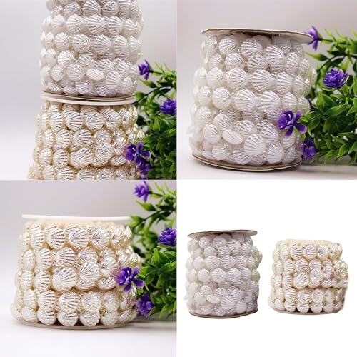 Perles de coquillages en ABS durables pour customiser colliers et bracelets - 3