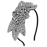 【Bestes Geschenk】1920s Stirnband ist ein ideales Geschenk für Liebhaber, Freundin, Verlobte, Ehefrau, Mutter, Paar, Valentinstag usw. Es ist auch die perfekte Wahl für Verlobungs- oder Hochzeitsschmuck, Black Friday Boxing Day Countdown.