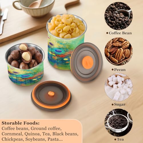 Envase de café hermético acero inoxidable 500 ml miniatura 5