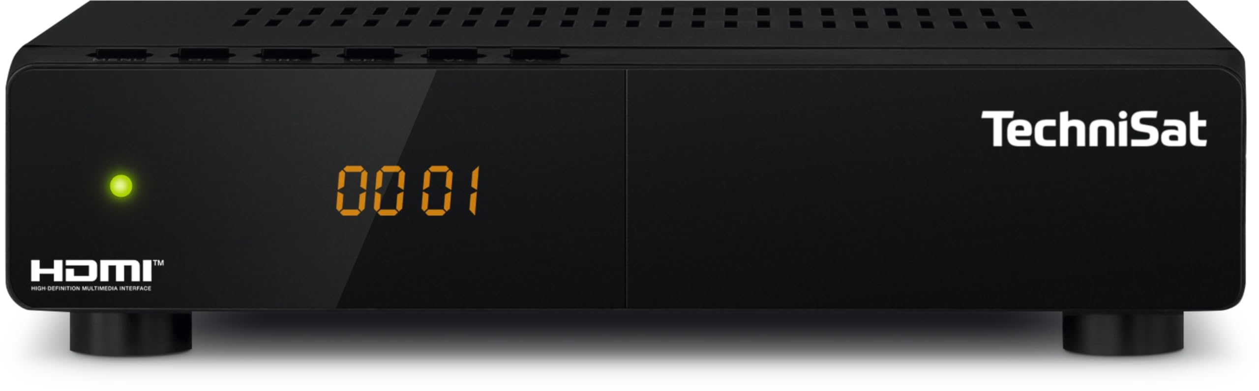 TechniSat HD-S 210 Satellitenreceiver (DVB-S/S2, HDMI, USB-Mediaplayer, vorinstallierte Senderliste, Sleeptimer, Fernbedienung, EPG, kompakt)