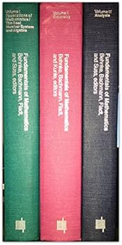 Hardcover Fundamentals of Mathematics (Three Volume Set) Book