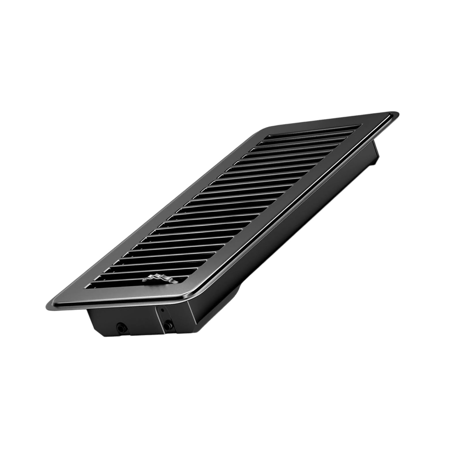 Kaeltsyn A 4X12 Inches Heavy Duty Metal Vent Cover Hvac Floor Grille Easy Install Djustable Flows Curvilinear Border Outlet