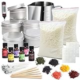Candle Making Kit, Shuttle Art DIY Candle Making Supplies with Candle Jars, Soy Wax, Candle Wicks,...