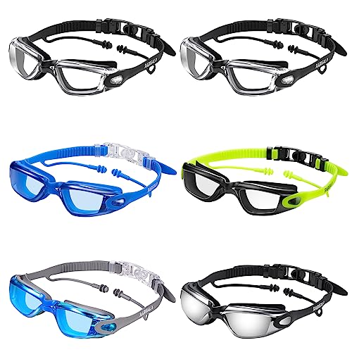 RABIGALA Swimming Goggles for Adults Anti-Fog No Leaking UV Protection Swim Goggles for Men Women Youth