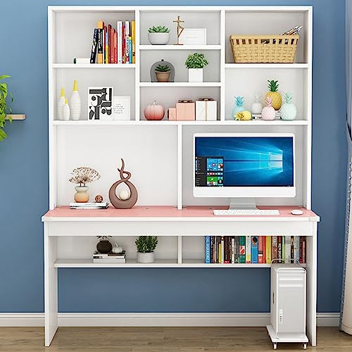 Bureau d'ordinateur gain de place avec rangement pour chambre étudiant - 5
