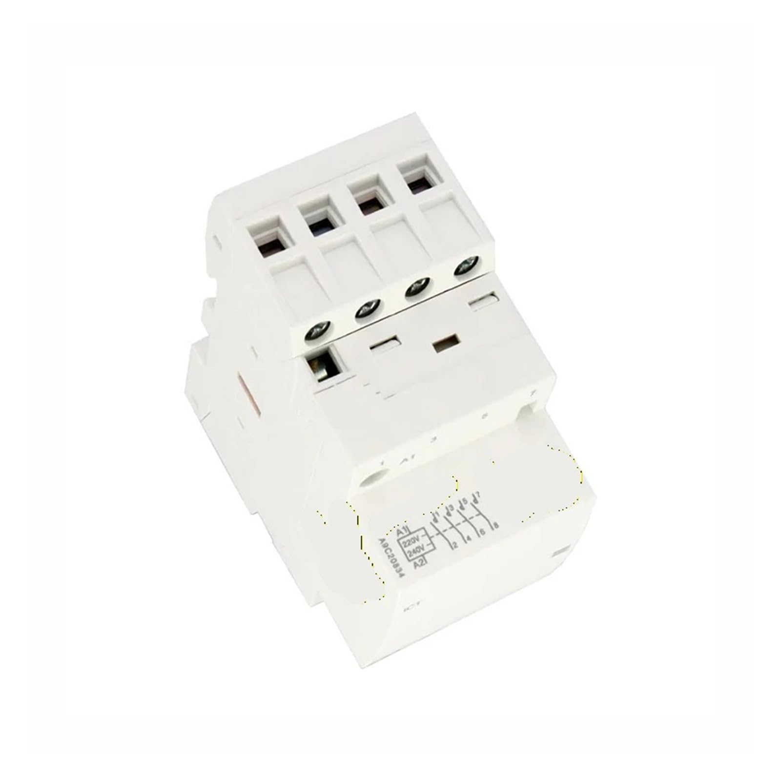 ICT-25A 4P modułowy stycznik 2P 2NO lub 2NC 1NO1NC 24V 110V 220V domowy typ szyny DIN (25A 2NO2NC AC230V)