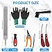 BBTEQEKN 12Pcs Professional Farrier Tools with Horse Hoof Nipper, Hoof Nail Clincher, Horseshoe Cutting Pliers and More, Horse shoeing Tools, Farrier kit for Horses Cattle Sheep and Donkeys